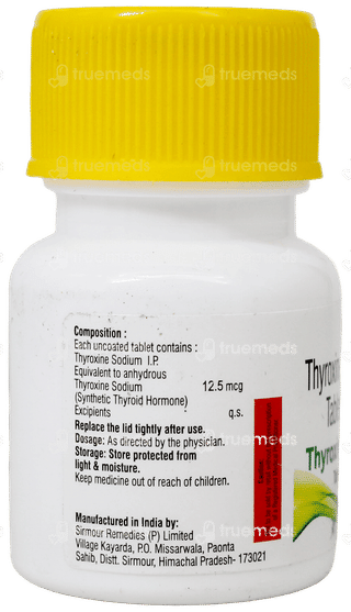 Thyroxinol 12.5 Tablet 120